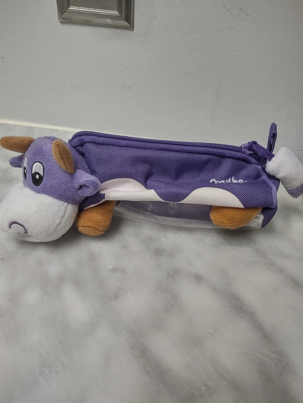 Milka Purple Cow Zip Pencilcase